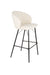 Barkruk Joa Polyester Wit 75cm-Barkrukken-White Label Living