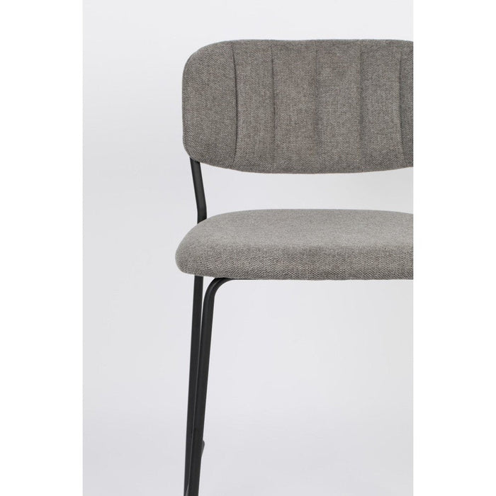 Barkruk Jolien Black/Grey-Barkrukken-Creating Home