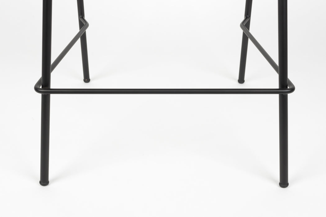 Barkruk Jolien Bouclé Zwart 65 cm – detail 5
