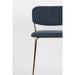 Barkruk Jolien Gold/Dark Blue-Barkrukken-Creating Home