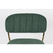 Barkruk Jolien Gold/Dark Green-Barkrukken-Creating Home