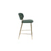 Barkruk Jolien Gold/Dark Green-Barkrukken-Creating Home