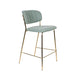 Barkruk Jolien Gold/Light Green-Barkrukken-Creating Home