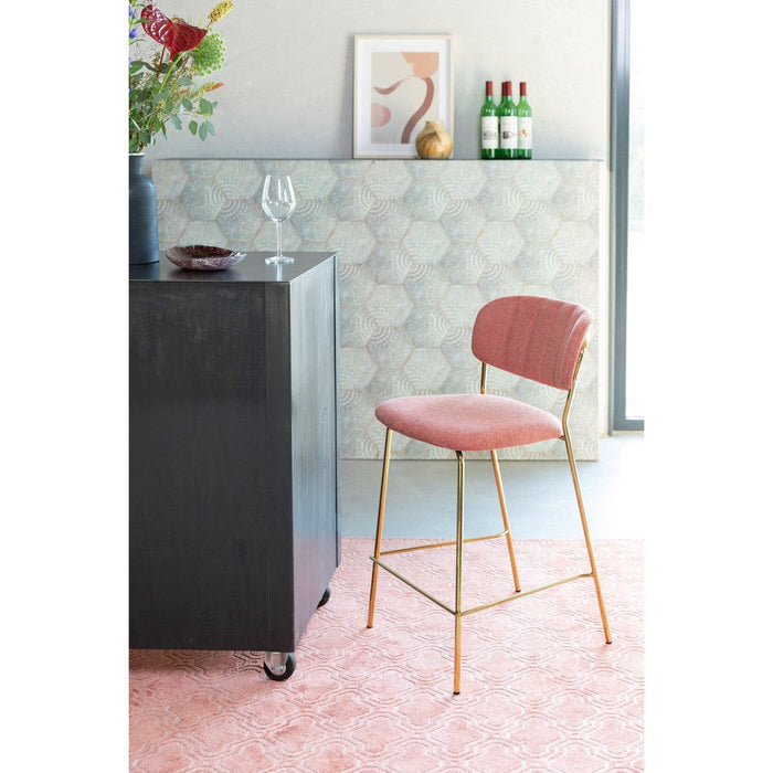 Barkruk Jolien Gold/Pink-Barkrukken-Creating Home