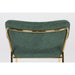 Barkruk Jolien Goud/dark Nylon en polyester Groen 65cm-Barkrukken-Creating Home
