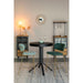 Barkruk Jolien Goud/dark Nylon en polyester Groen 65cm
