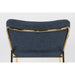 Barkruk Jolien Goud/dark Stof Blauw 65cm-Barkrukken-Creating Home