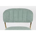 Barkruk Jolien Goud/light Nylon en polyester Groen 65cm-Barkrukken-Creating Home