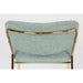 Barkruk Jolien Goud/light Nylon en polyester Groen 65cm-Barkrukken-Creating Home