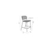 Barkruk Jolien Goud/light Nylon en polyester Groen 65cm