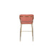 Barkruk Jolien Goud/roze Nylon en polyester Roze 65cm-Barkrukken-Creating Home