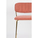 Barkruk Jolien Goud/roze Nylon en polyester Roze 65cm-Barkrukken-Creating Home