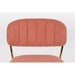Barkruk Jolien Goud/roze Nylon en polyester Roze 65cm-Barkrukken-Creating Home