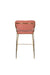 Barkruk Jolien Goud/roze Nylon en polyester Roze 65cm-Barkrukken-Creating Home