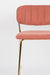 Barkruk Jolien Goud/roze Nylon en polyester Roze 65cm-Barkrukken-Creating Home
