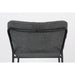 Barkruk Jolien Nylon en polyester Donkergrijs 65cm-Barkrukken-Creating Home