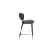 Barkruk Jolien Nylon en polyester Donkergrijs 65cm-Barkrukken-Creating Home
