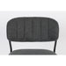Barkruk Jolien Nylon en polyester Donkergrijs 65cm-Barkrukken-Creating Home