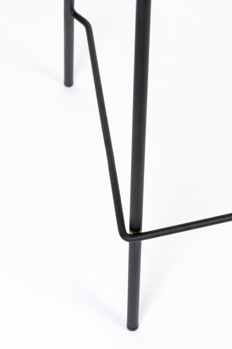 Barkruk Jolien Nylon en polyester Donkergrijs 65cm-Barkrukken-Creating Home