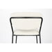 Barkruk Jolien Zwart/bouclã© Nylon en polyester Wit 65cm-Barkrukken-Creating Home