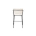 Barkruk Jolien Zwart/bouclã© Nylon en polyester Wit 65cm-Barkrukken-Creating Home