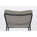 Barkruk Jolien Zwart/grijs Nylon en polyester Grijs 65cm-Barkrukken-Creating Home