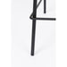 Barkruk Jolien Zwart/grijs Nylon en polyester Grijs 65cm-Barkrukken-Creating Home