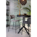 Barkruk Jolien Zwart/grijs Nylon en polyester Grijs 65cm