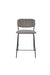 Barkruk Jolien Zwart/grijs Nylon en polyester Grijs 65cm-Barkrukken-Creating Home