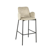 Barkruk Joni Beige Elegance Hoog 51x53x107 cm-Barkrukken-LABEL51