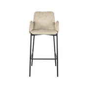 Barkruk Joni Beige Elegance Hoog 51x53x107 cm-Barkrukken-LABEL51