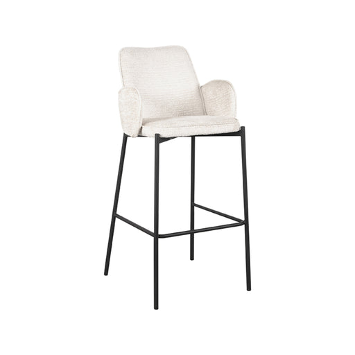 Barkruk Joni Creme Elegance Hoog 51x53x107 cm-Barkrukken-LABEL51