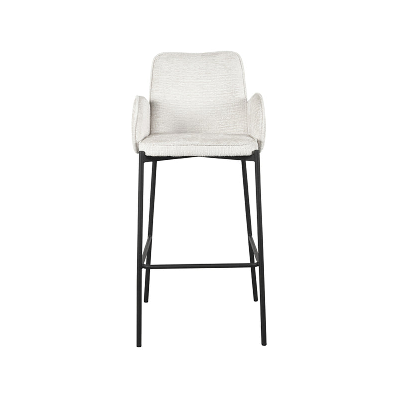 Barkruk Joni Creme Elegance Hoog 51x53x107 cm-Barkrukken-LABEL51