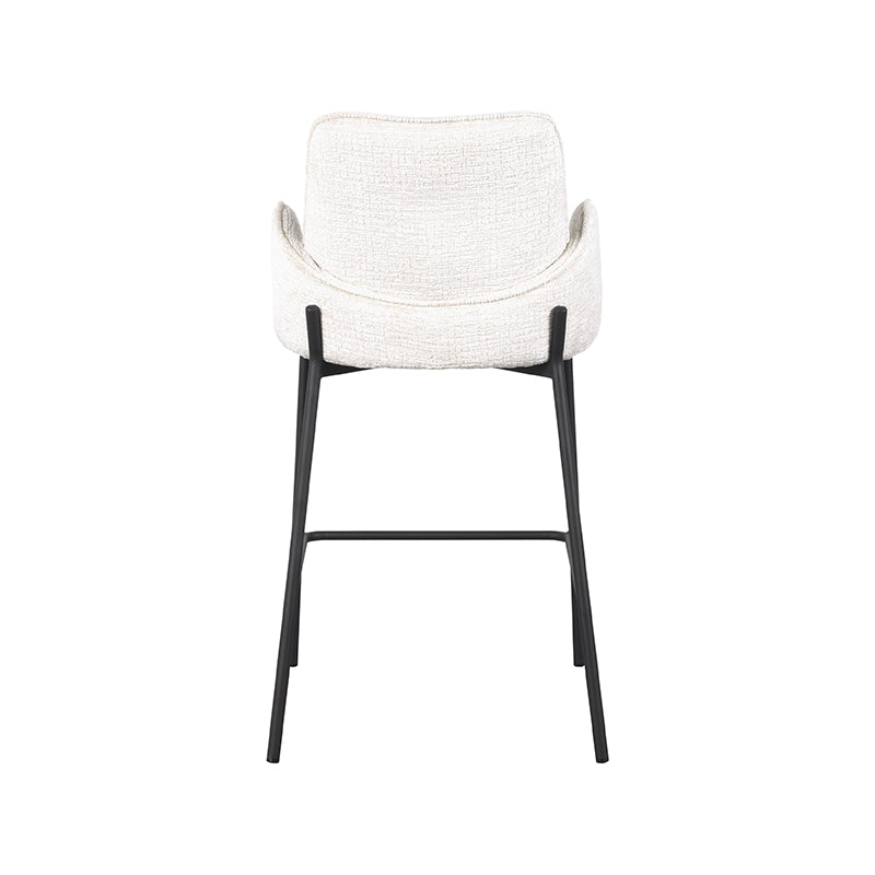 Barkruk Joni Creme Elegance Laag 51x53x94 cm-Barkrukken-LABEL51