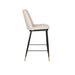 Barkruk Lionel Nylon en polyester Beige 65cm-Barkrukken-Creating Home