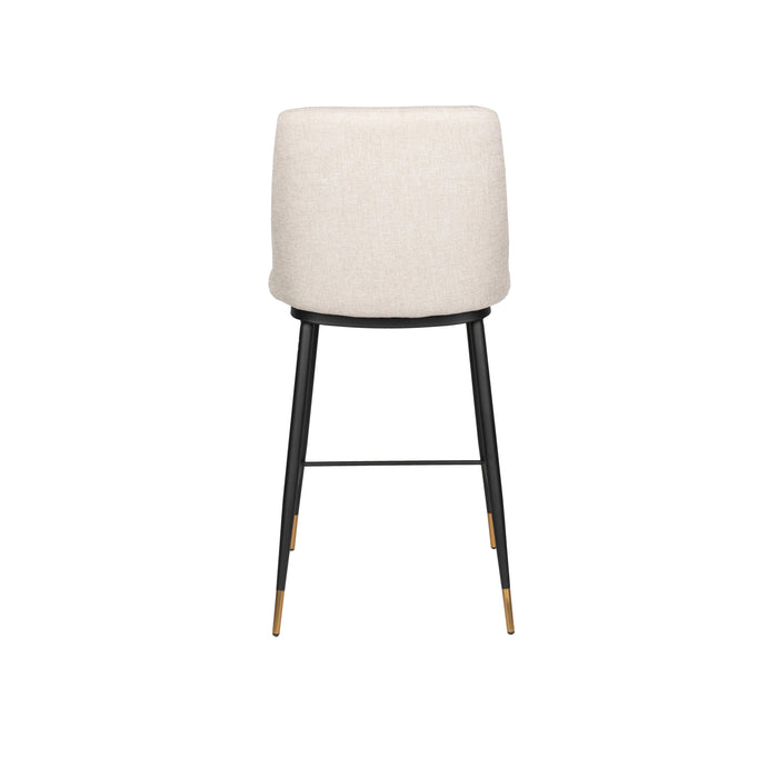 Barkruk Lionel Nylon en polyester Beige 65cm-Barkrukken-Creating Home