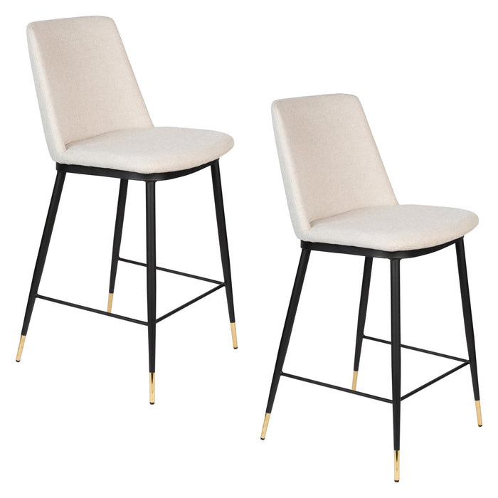 Barkruk Lionel Nylon en polyester Beige 65cm