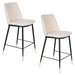 Barkruk Lionel Nylon en polyester Beige 65cm