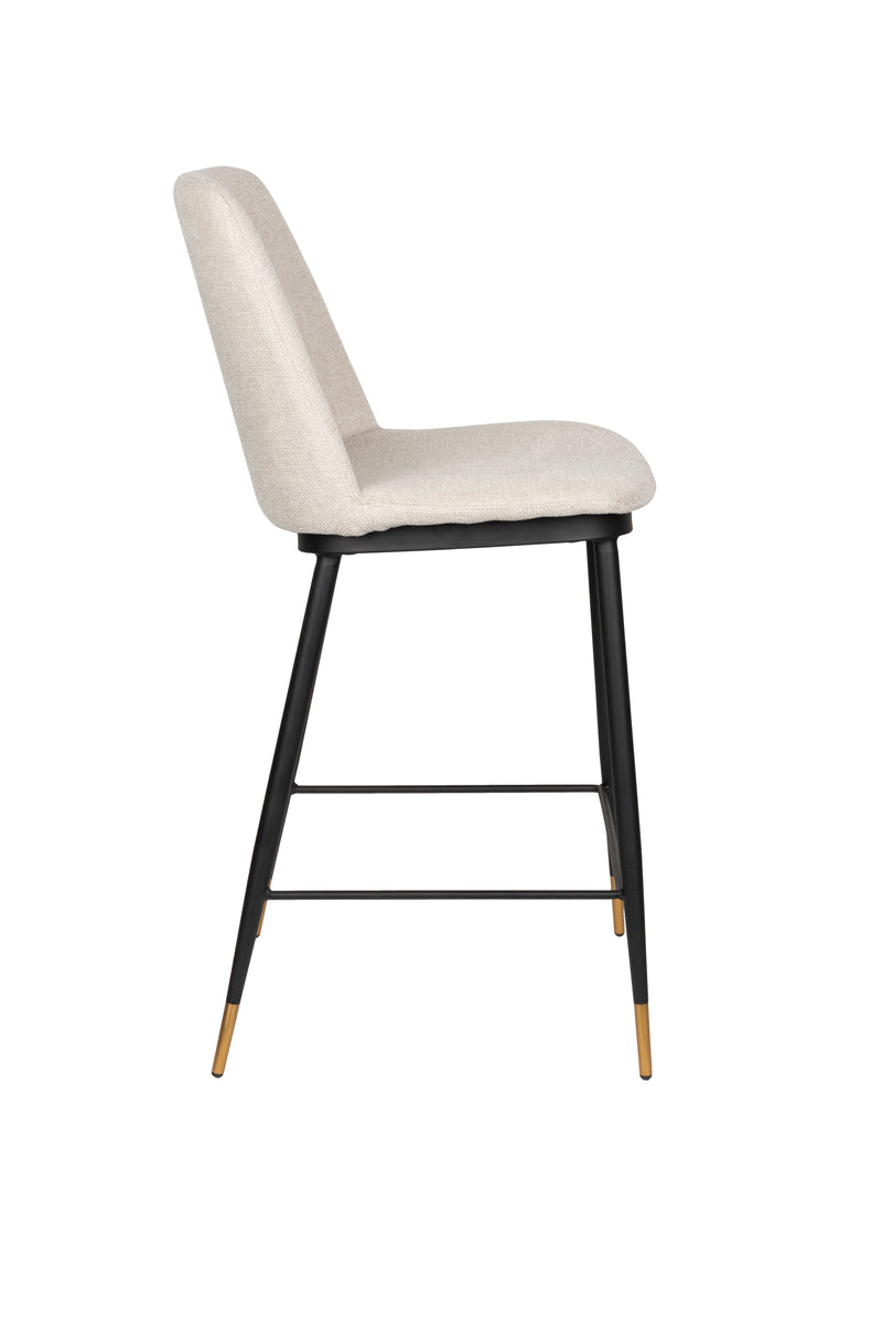 Barkruk Lionel Nylon en polyester Beige 65cm-Barkrukken-Creating Home
