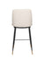 Barkruk Lionel Nylon en polyester Beige 65cm-Barkrukken-Creating Home