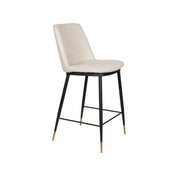 Barkruk Lionel Nylon en polyester Beige 65cm-Barkrukken-Creating Home