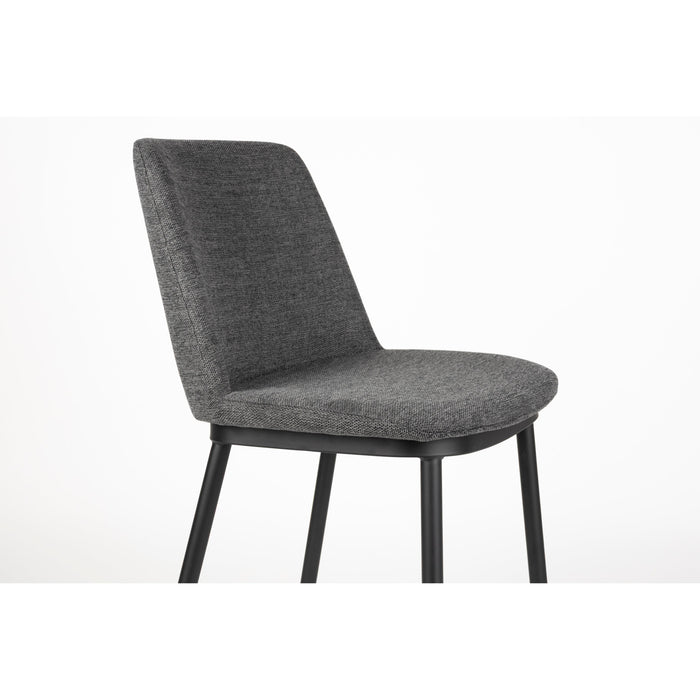 Barkruk Lionel Nylon en polyester Donkergrijs 65cm-Barkrukken-Creating Home
