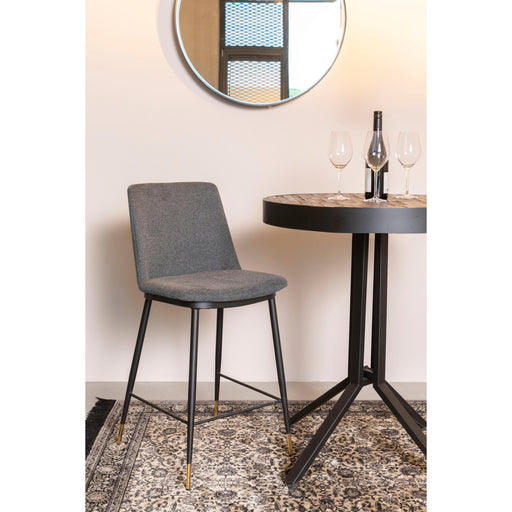 Barkruk Lionel Nylon en polyester Donkergrijs 65cm-Barkrukken-Creating Home