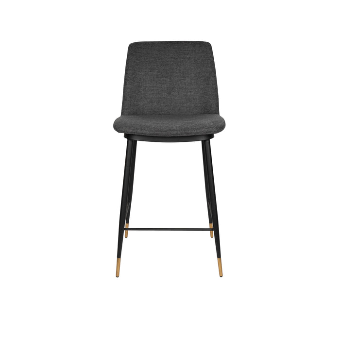 Barkruk Lionel Nylon en polyester Donkergrijs 65cm-Barkrukken-Creating Home