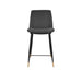 Barkruk Lionel Nylon en polyester Donkergrijs 65cm-Barkrukken-Creating Home