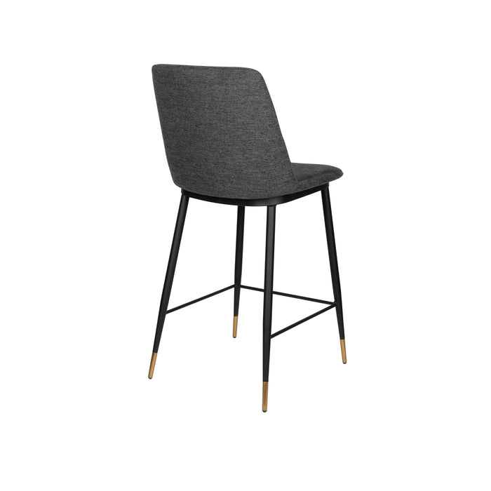 Barkruk Lionel Nylon en polyester Donkergrijs 65cm-Barkrukken-Creating Home