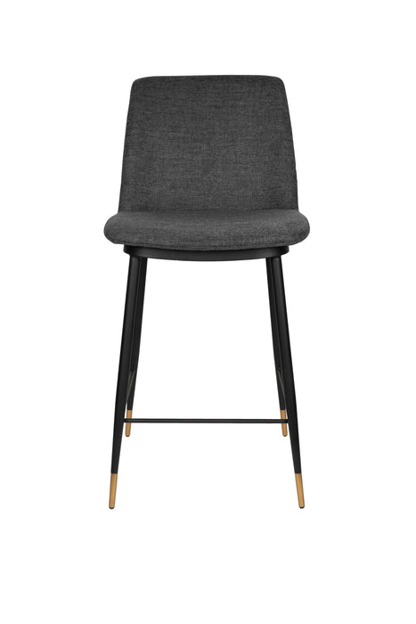 Barkruk Lionel Nylon en polyester Donkergrijs 65cm-Barkrukken-Creating Home