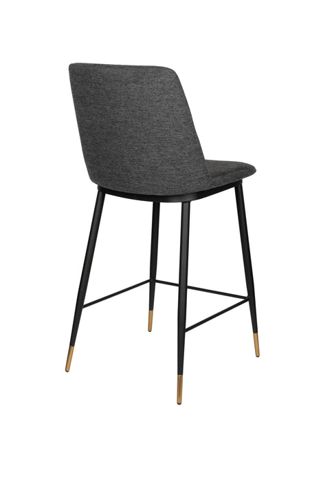 Barkruk Lionel Nylon en polyester Donkergrijs 65cm-Barkrukken-Creating Home