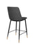 Barkruk Lionel Nylon en polyester Donkergrijs 65cm-Barkrukken-Creating Home