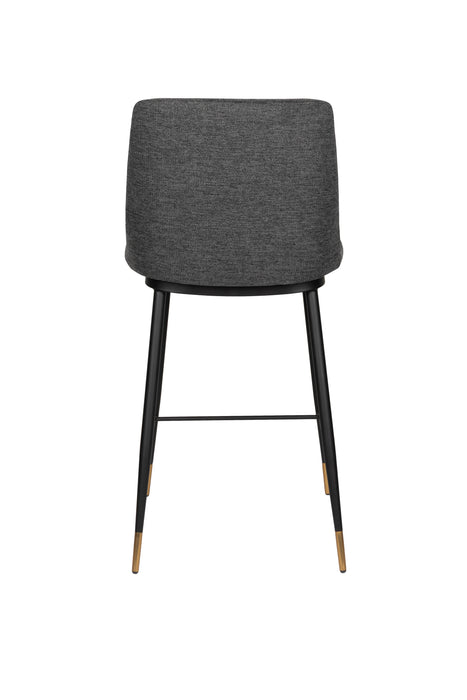 Barkruk Lionel Nylon en polyester Donkergrijs 65cm-Barkrukken-Creating Home